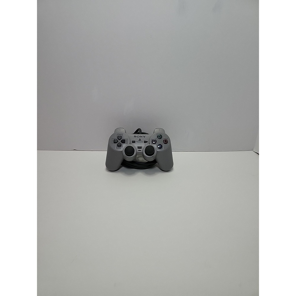 OEM Sony Playstation 1 Ps2 Dualshock Controller SCPH-1200‎ - Gray Tested Works